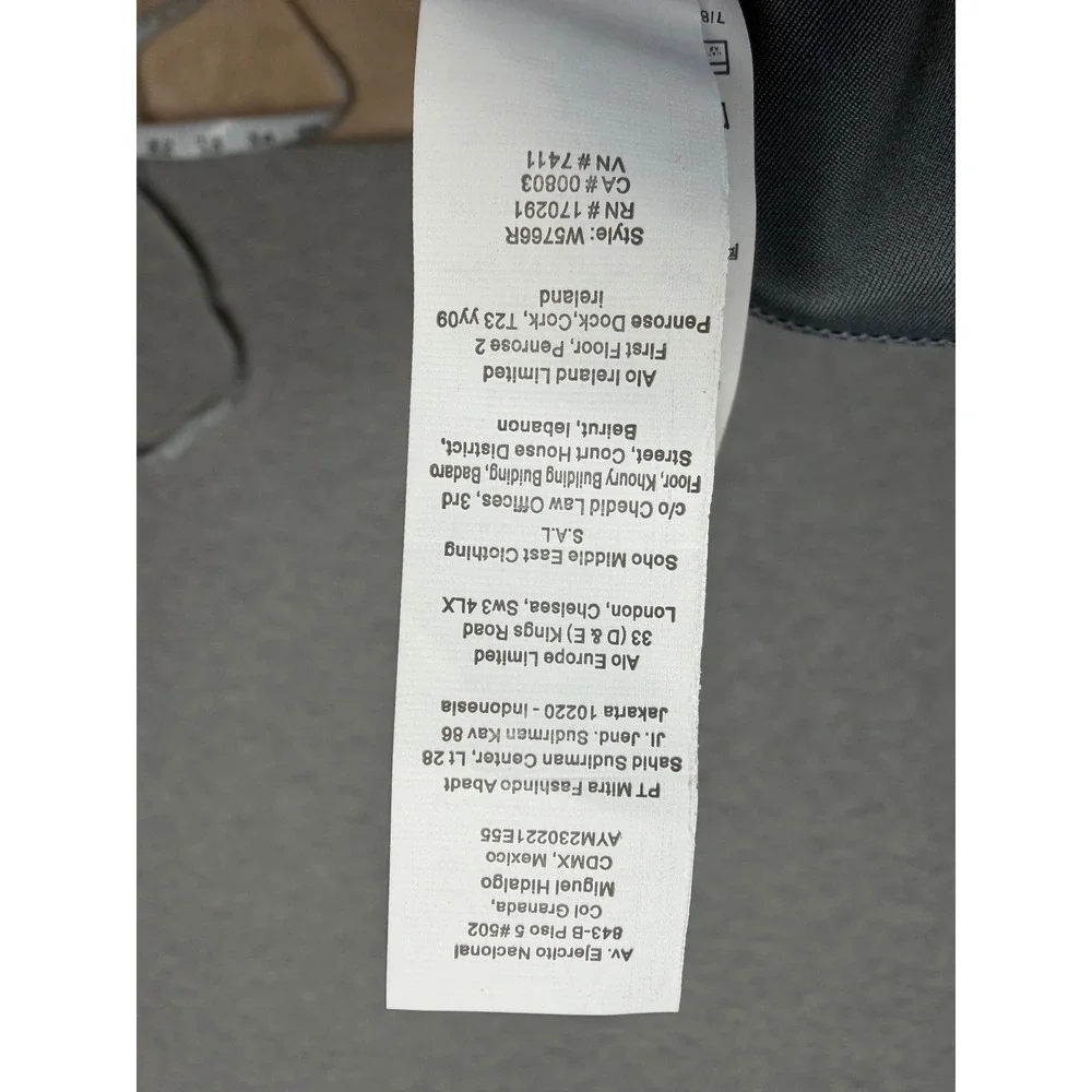 Alo Yoga Airlift High Waist Leggings W5766R Chrome Gray Womens Medium NWT